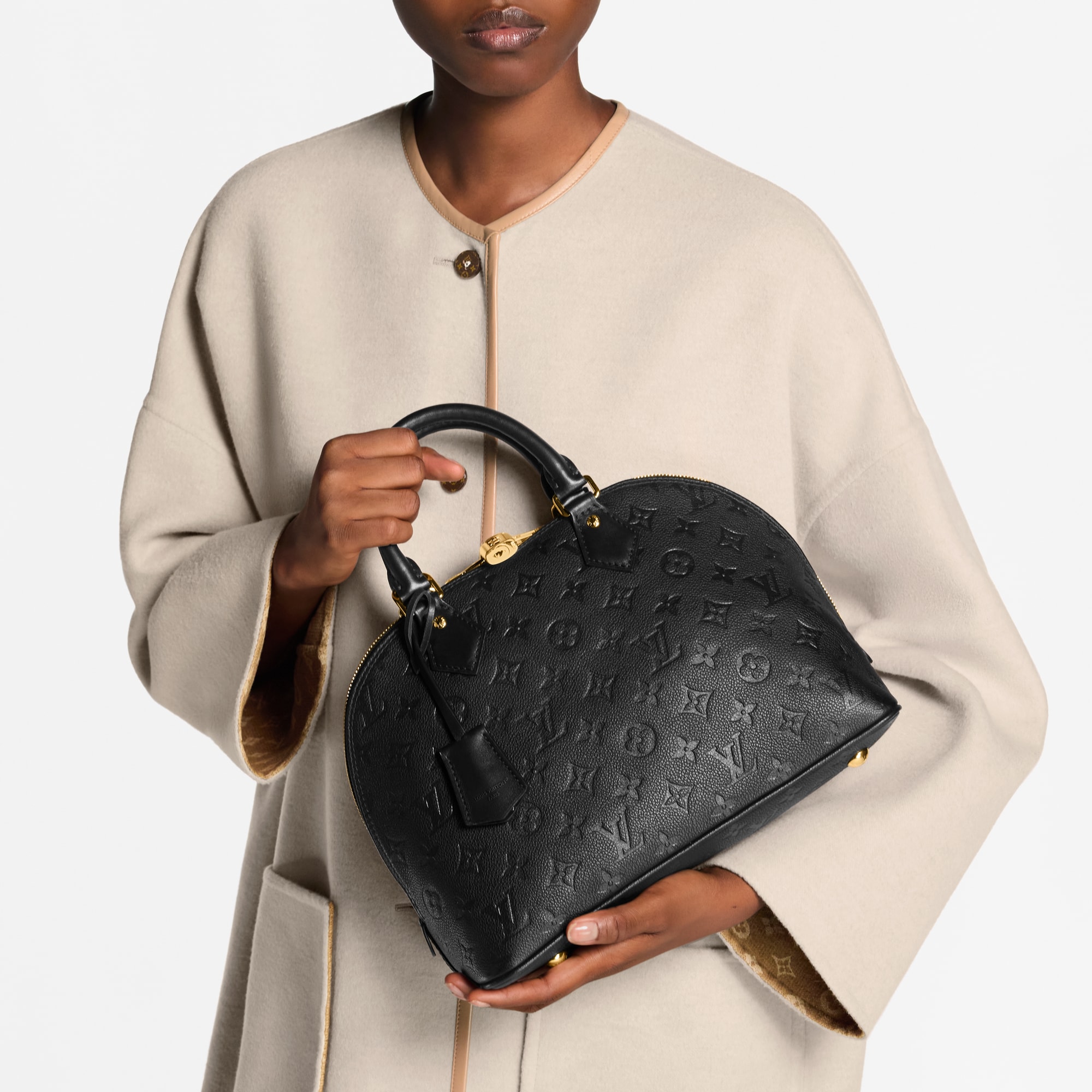 Alma PM Monogram Empreinte Leather - Handbags M26489 | LOUIS VUITTON